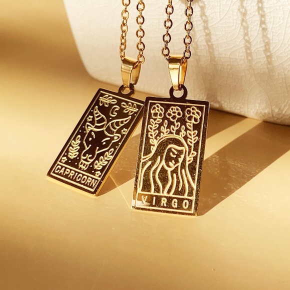 Jewelry - Zodiac sign necklace Scorpio, Sagittarius, Capricorn, Aquarius and Pisces.